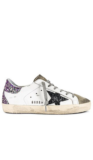 Super-Star Sneaker in White, Taupe, & Fuxia | Revolve Clothing (Global)