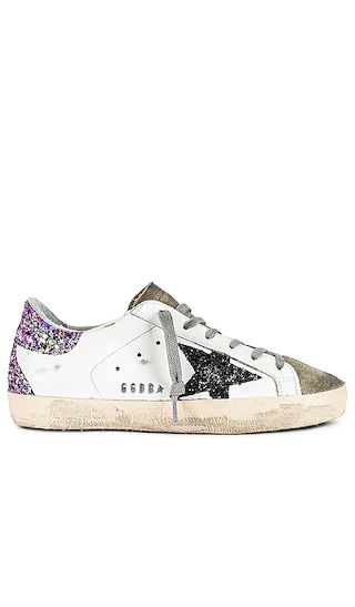 Super-Star Sneaker in White, Taupe, & Fuxia | Revolve Clothing (Global)