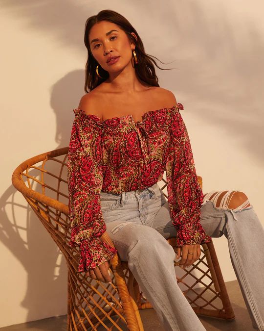 Brinley Off the Shoulder Blouse | VICI Collection