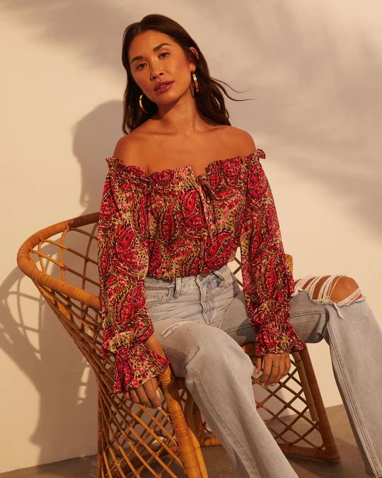 Brinley Off the Shoulder Blouse | VICI Collection