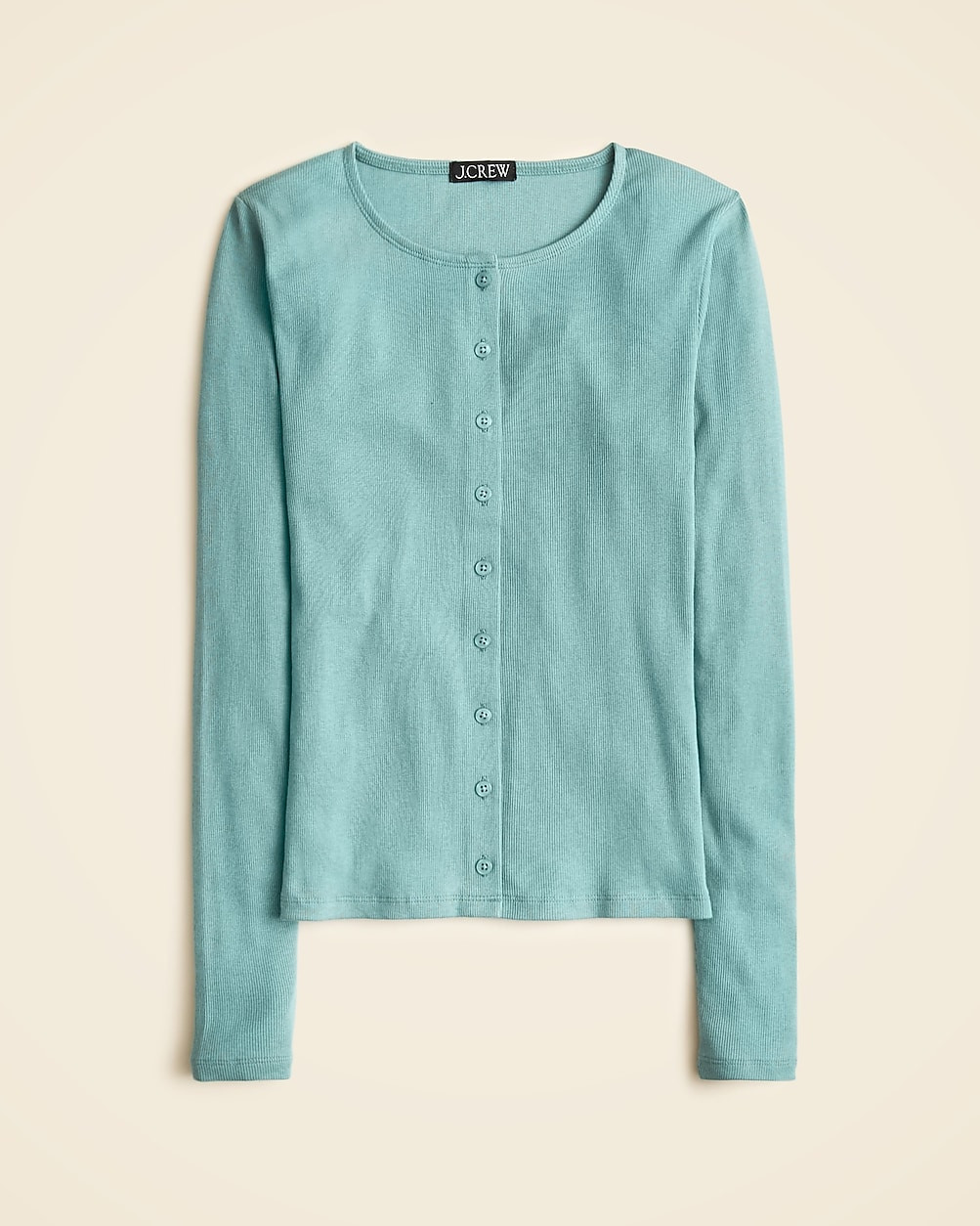 Fine rib knit cardigan | J. Crew US