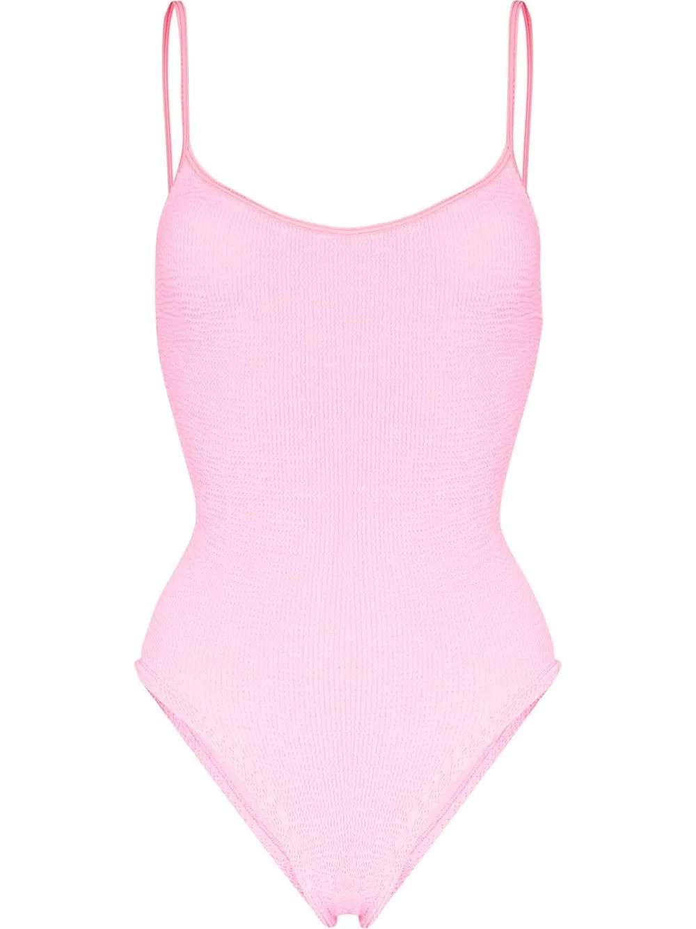 Hunza G Pamela Crinkle Swimsuit - Farfetch | Farfetch Global