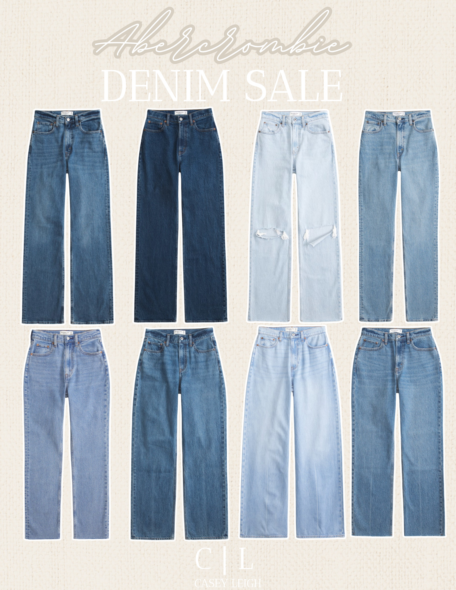 Abercrombie Denim Sale | The perfect time to stock up on denim! 30% off + extra 15% off with code DENIMAF #abercrombie #abercrombiejeans 

 #LTKSaleAlert