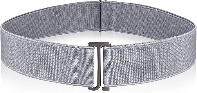 TIESOME Women Adjustable Elastic Belt, Stretch Invisible Belt Flat Buckle Waist Belts No Show Bel... | Amazon (US)