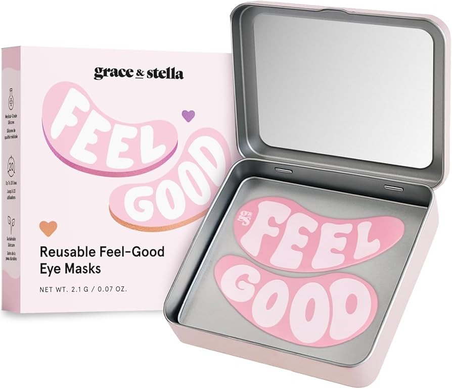 grace & stella Reusable Eye Patches (1 Pair) - Silicone Reusable Under Eye Patches for Dark Circl... | Amazon (US)