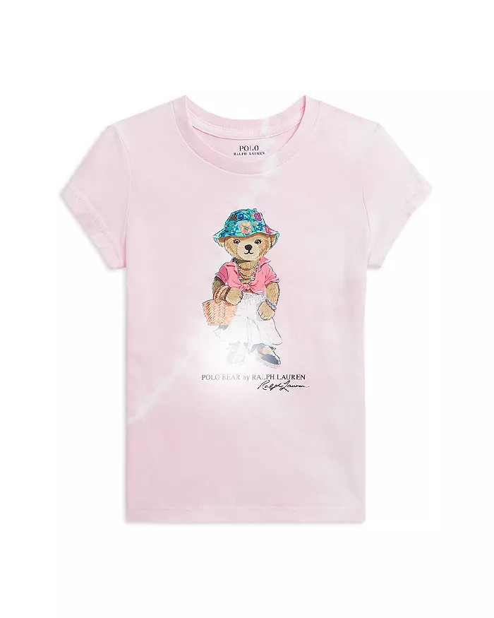 Girls' Polo Bear Tie-Dye Cotton Jersey Tee - Little Kid, Big Kid | Bloomingdale's (US)