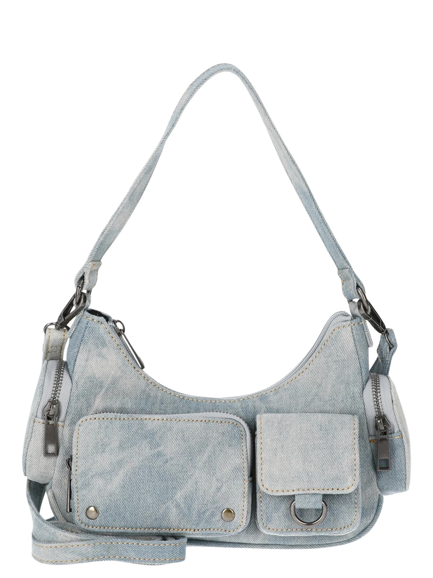 No Boundaries Women's Casual Shoulder Bag Blue | Walmart (US)