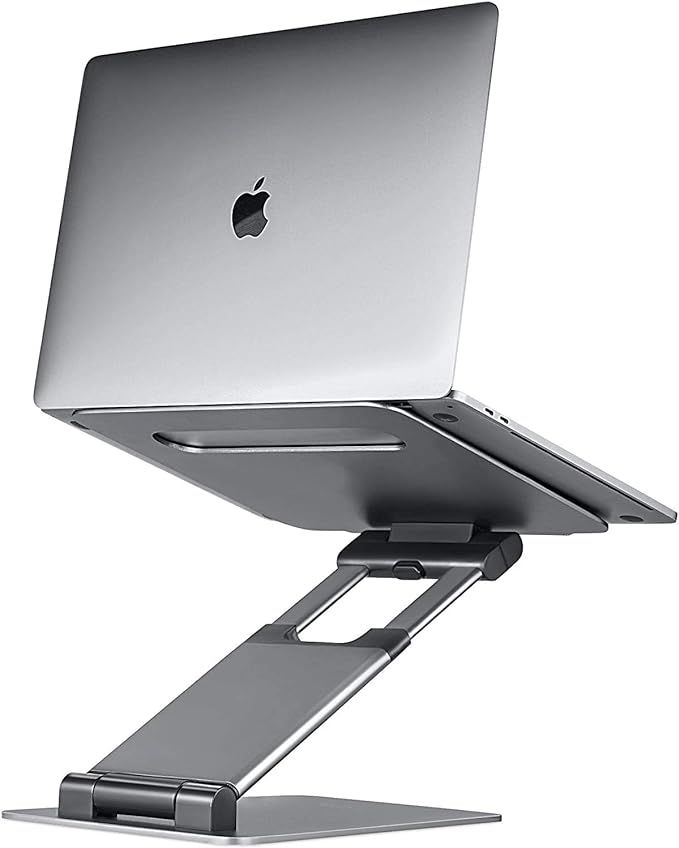 Ergonomic Laptop stand for desk, Adjustable height up to 20", Laptop riser computer stand for lap... | Amazon (US)