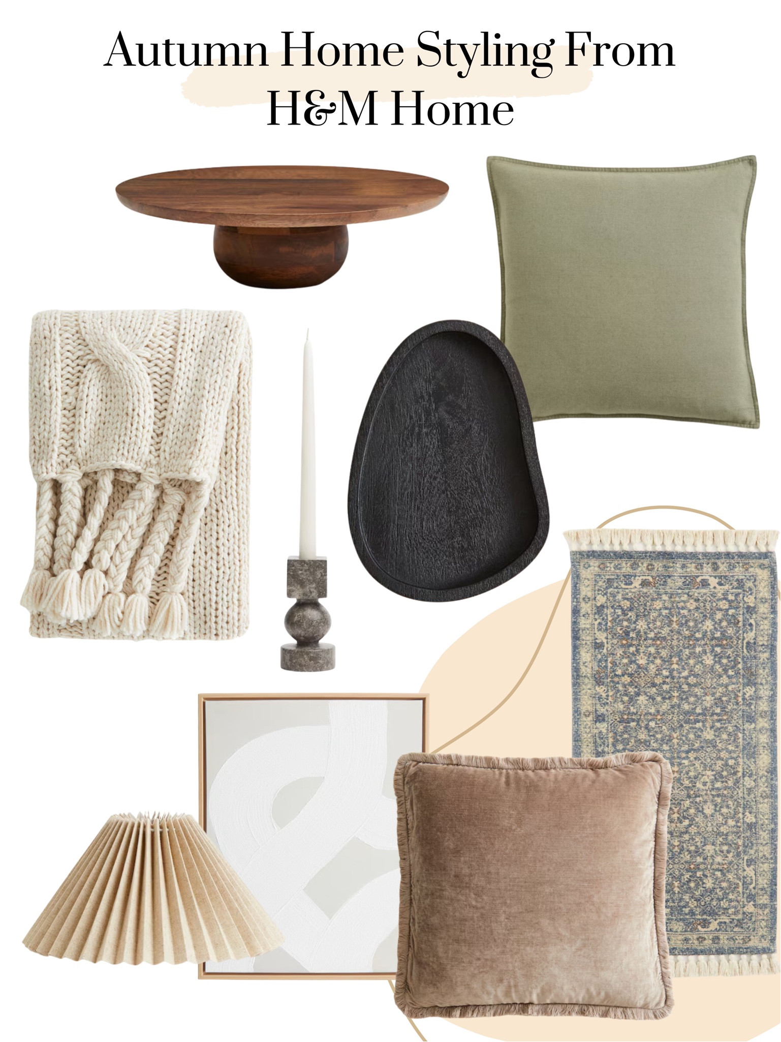 Autumn home styling - H&M home picks 