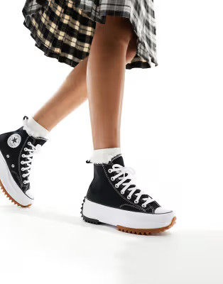 Converse Run Star Hike trainers in black | ASOS (Global)