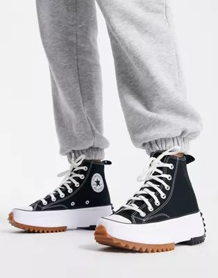 Converse Run Star Hike trainers in black | ASOS (Global)