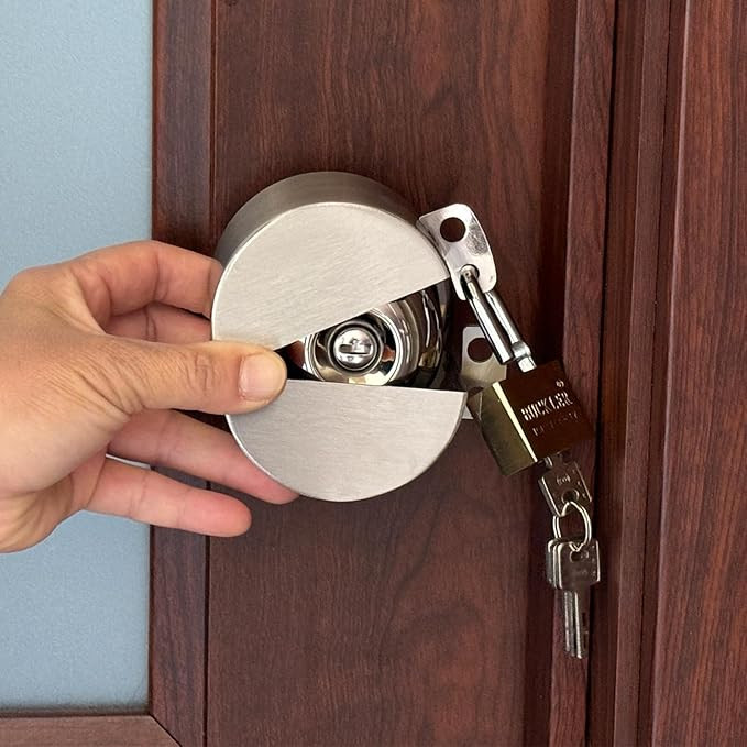 Dementia Door Locks, No Drill Lock for Bedroom Door, Door Lockout Device，Prevent The Door Handl... | Amazon (US)