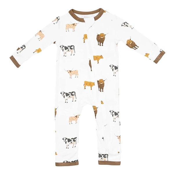 Kyte Baby Zippered Romper Baby 18/24 mo. Moo | Scheels