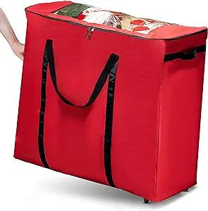 ZOBER Seasonal/Christmas XLarge Rolling Accessory Storage Bag/Container, Xmas Decoration Storage ... | Amazon (US)