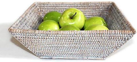 Saffron Trading Company Bread Tray Square Angle - White Wash | Amazon (US)