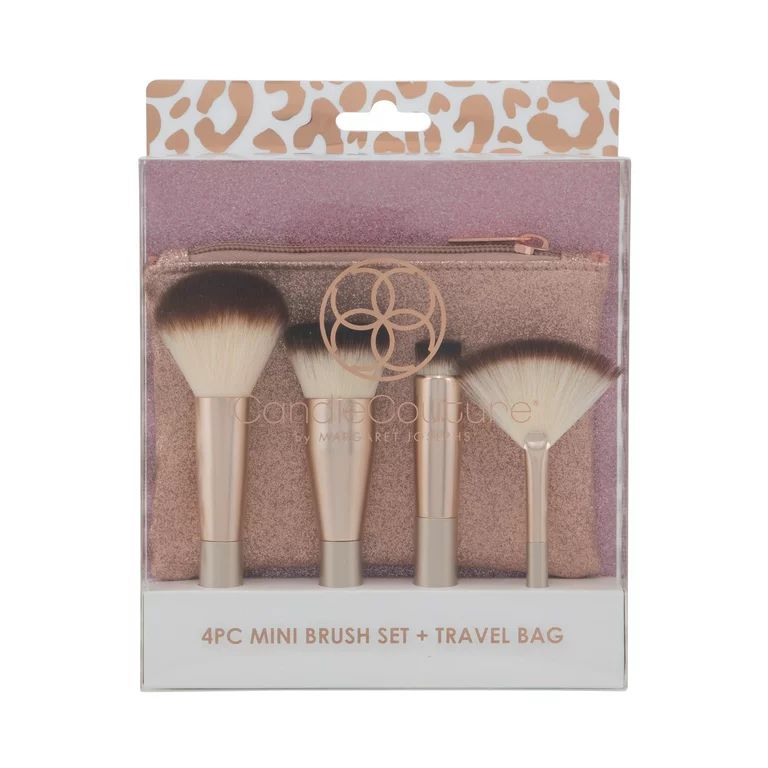 Candie Couture Cosmetic Brush Set with Travel Bag 5pc | Walmart (US)