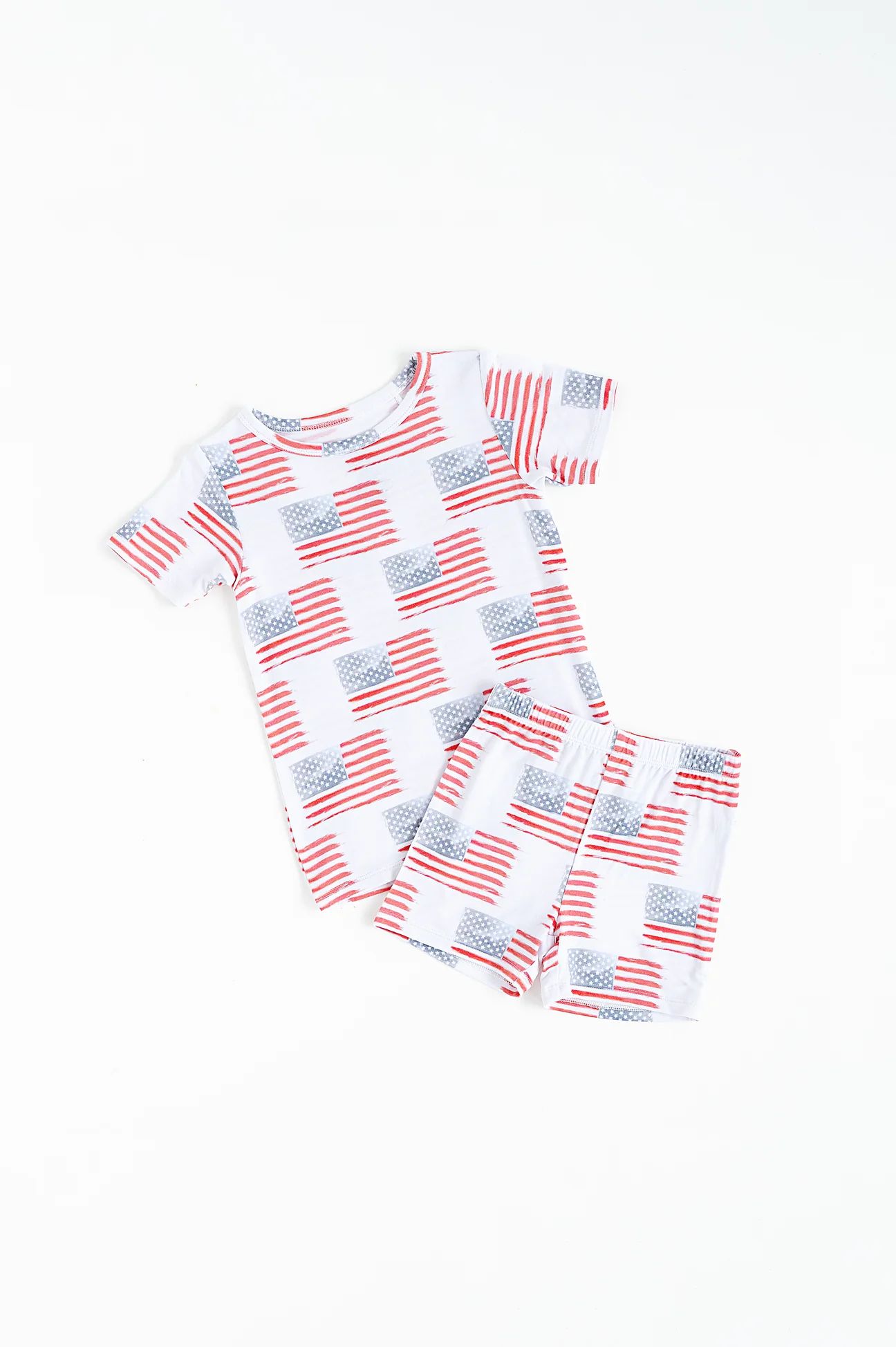 American Flag Boy Short Set | Little Pajama Co.