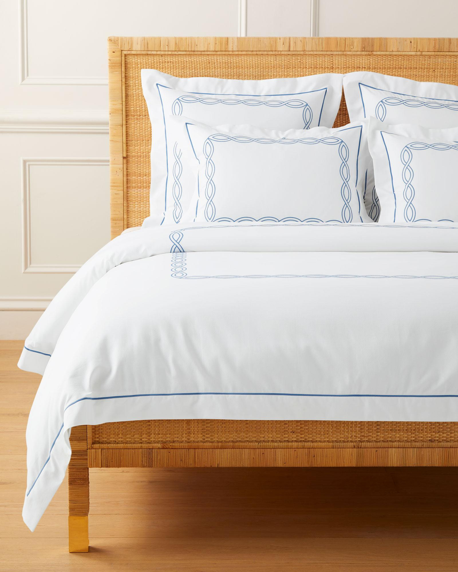 Bainbridge Pique Duvet | Serena and Lily