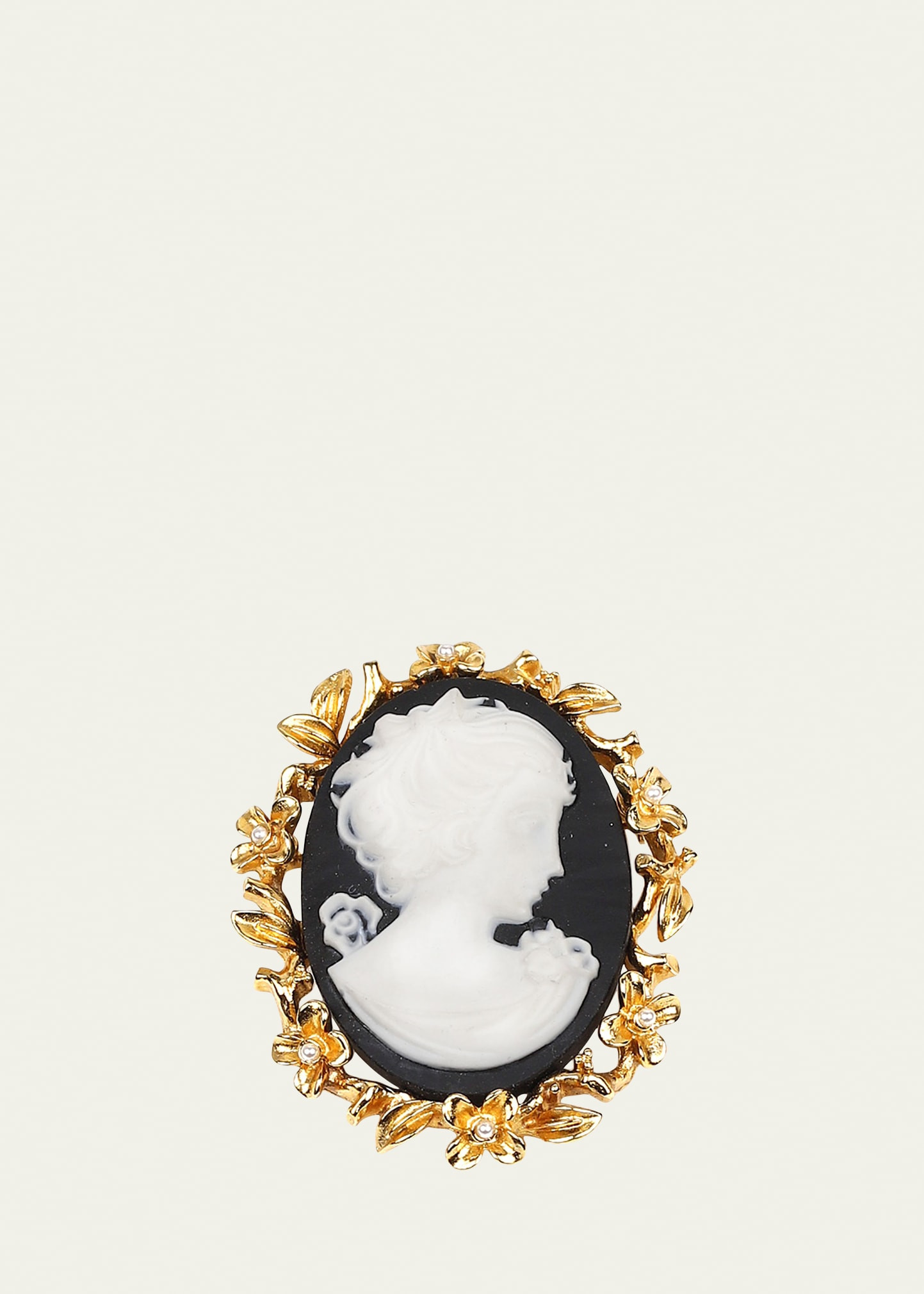 Ben-Amun Cameo Gold Pin | Bergdorf Goodman