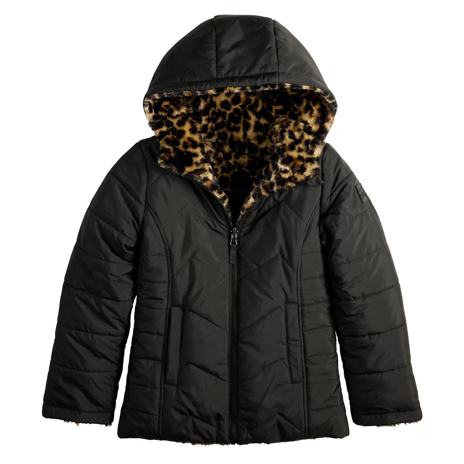 Girls 4-16 madden girl Reversible Puffer Jacket | Kohl's