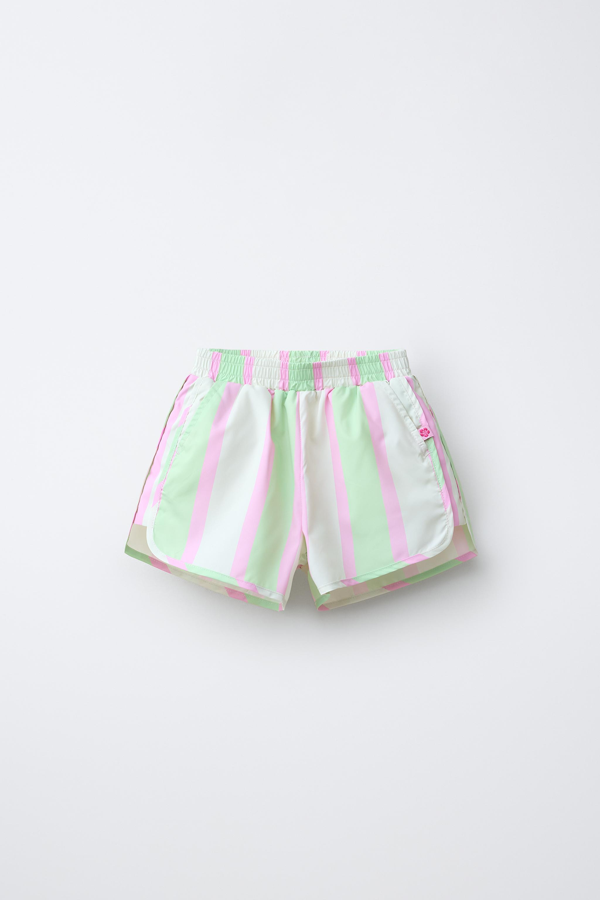 WATER REPELLENT STRIPED SHORTS | Zara US