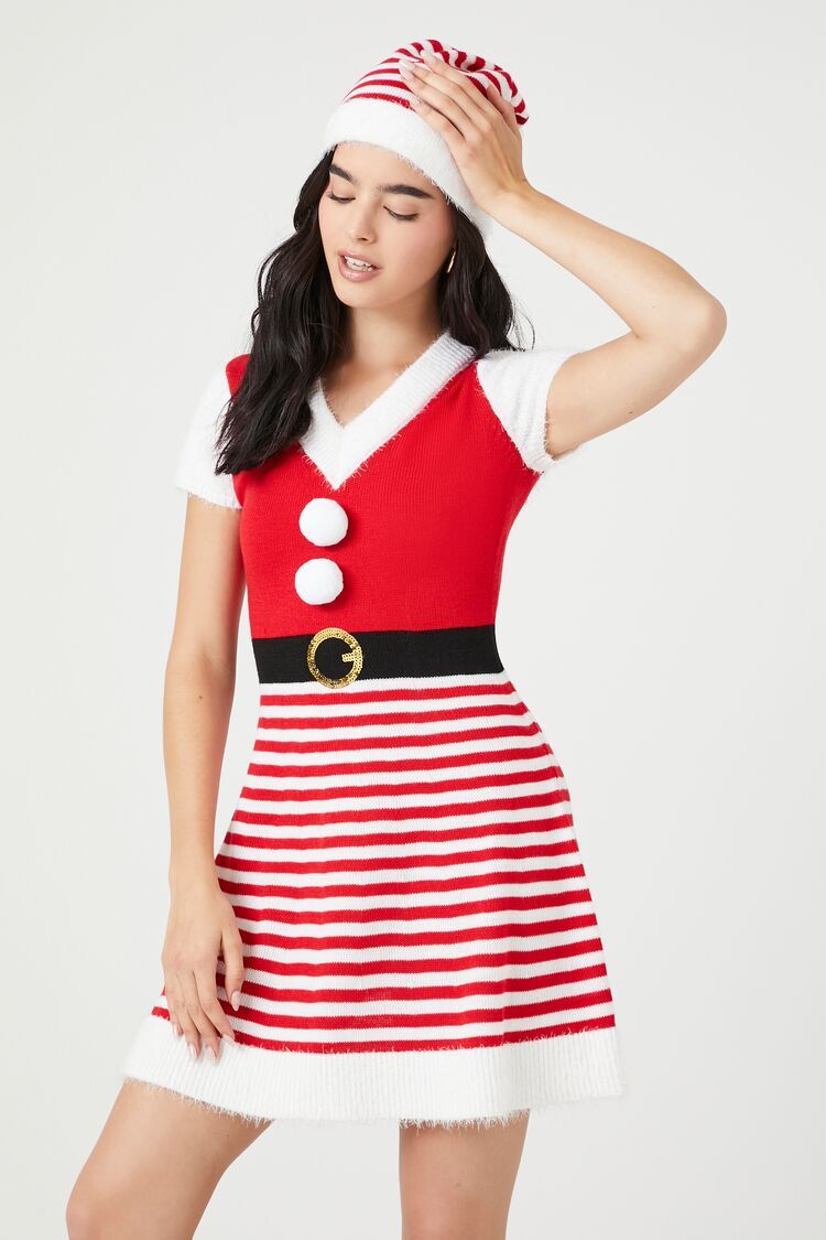 Santa Mini Dress & Hat Set | Forever 21 | Forever 21 (US)