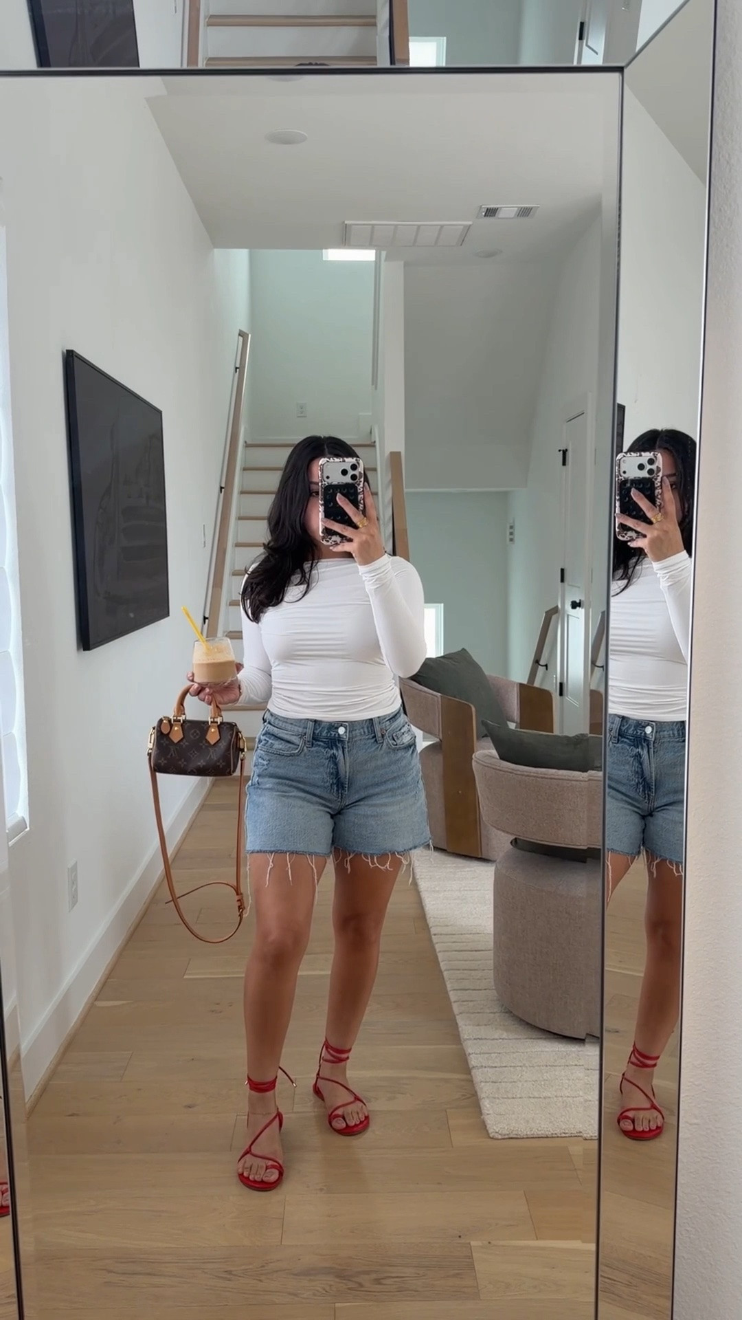 Grwm!! 
Lip tint: rosewood
Gloss: 3d hydra 
Lash growth serum 
Shorts: 27 
Top: small
Sandals: 7 
Nano speedy bag 
Casual summer to fall outfit

#LTKxWalmart #LTKootd #LTKgrwm