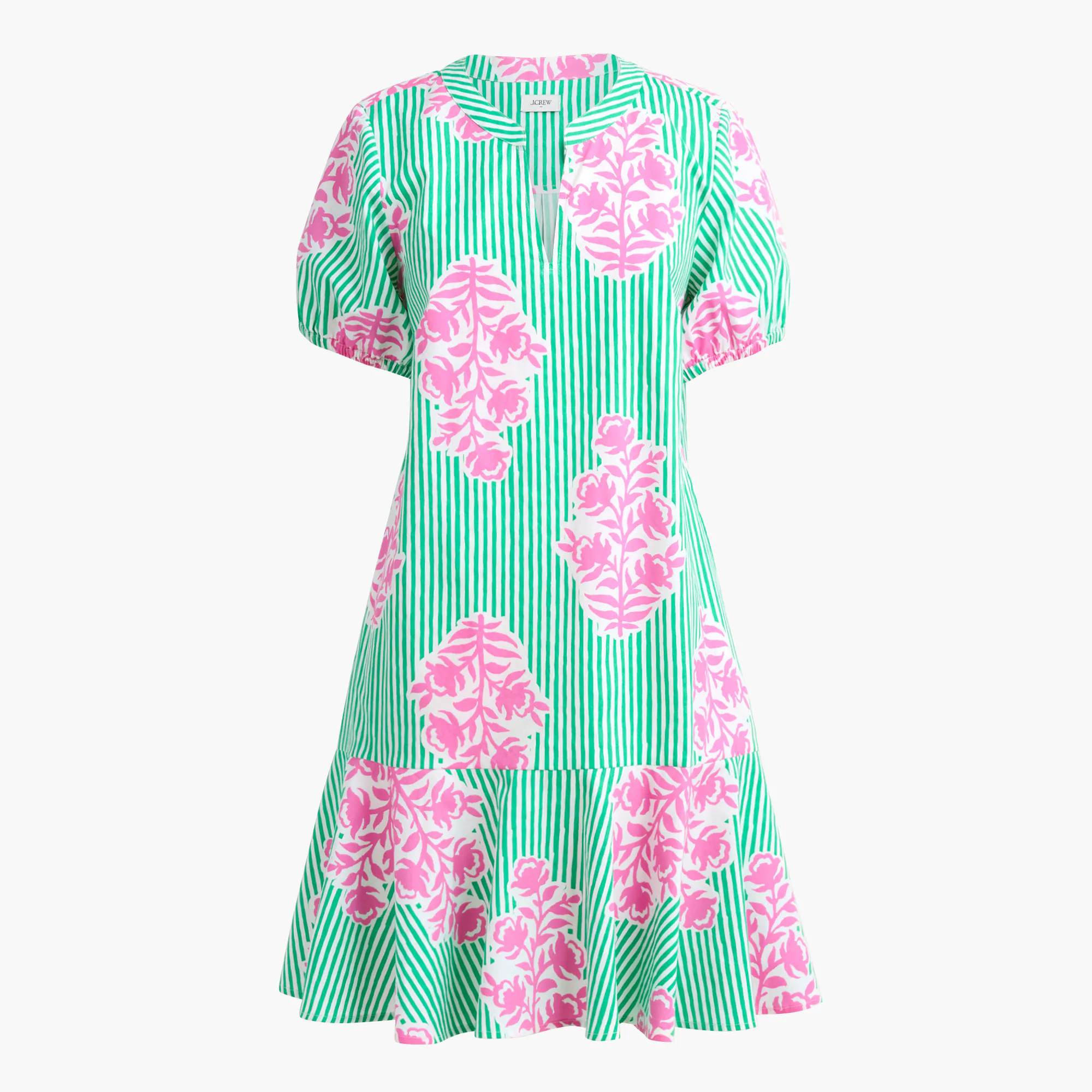 Printed mini shirt-dress | J.Crew Factory