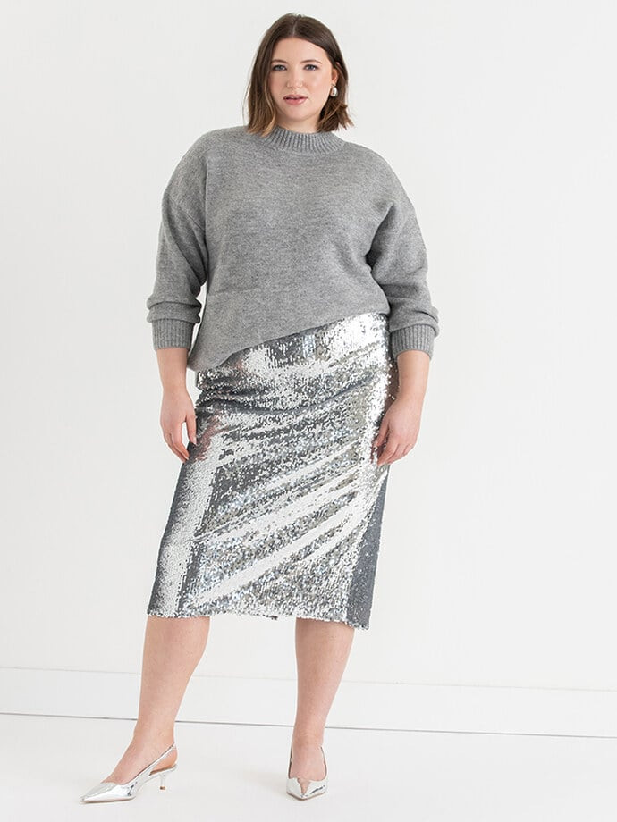 Mock Neck Tunic Sweater | Rickis | Ricki's