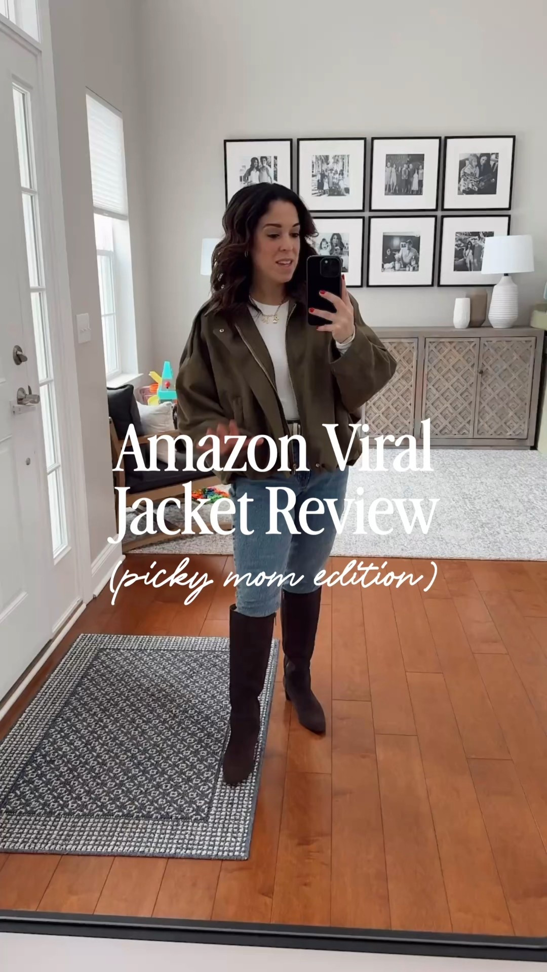 Spoiler alert: this viral Amazon bomber jacket is worth every penny! It’s so affordable, chic, and well made. And it comes in a TON of colors. If you have a closet full of great basics like me, this piece can easily elevate them. So cute and effortless!! I’m in a small.

ALSO - these new straight leg jeans from Abercrombie are amazing! I love the wash, and while they don’t have a ton of stretch they’re still comfortable. I’m in the curve love fit, size 27 short. 

#LTKootd #LTKmomlife #LTKPetite