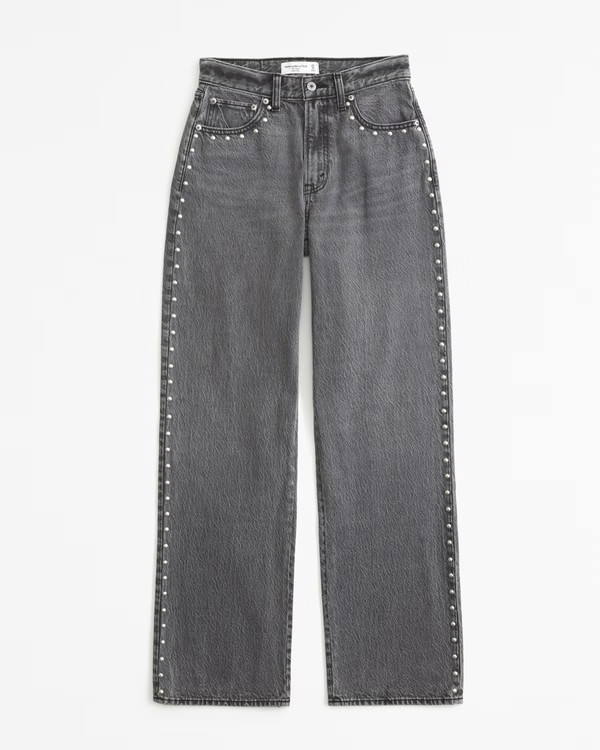Women's High Rise Loose Jean | Women's Bottoms | Abercrombie.com | Abercrombie & Fitch (UK)