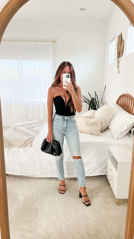 Date night outfit

// casual date night outfit, night out outfit, party outfit, Vegas outfit, notched bodysuit, v-neck bodysuit, deep v-neck bodysuit, strapless bodysuit, heeled sandals, strappy high heels, strappy heels, dress heels, skinny jeans, ankle jeans, dumpling clutch, Dolce Vita, Lulus, Abercrombie, Abercrombie jeans, Amazon, Amazon fashion, Amazon bag, neutral outfit, neutral fashion, neutral style, Nicole Neissany, Neutrally Nicole, neutrallynicole.com (3.11)

#liketkit #LTKfindsunder50 #LTKstyletip #LTKfindsunder100 #LTKsalealert #LTKSeasonal #LTKitbag #LTKshoecrush #LTKparties