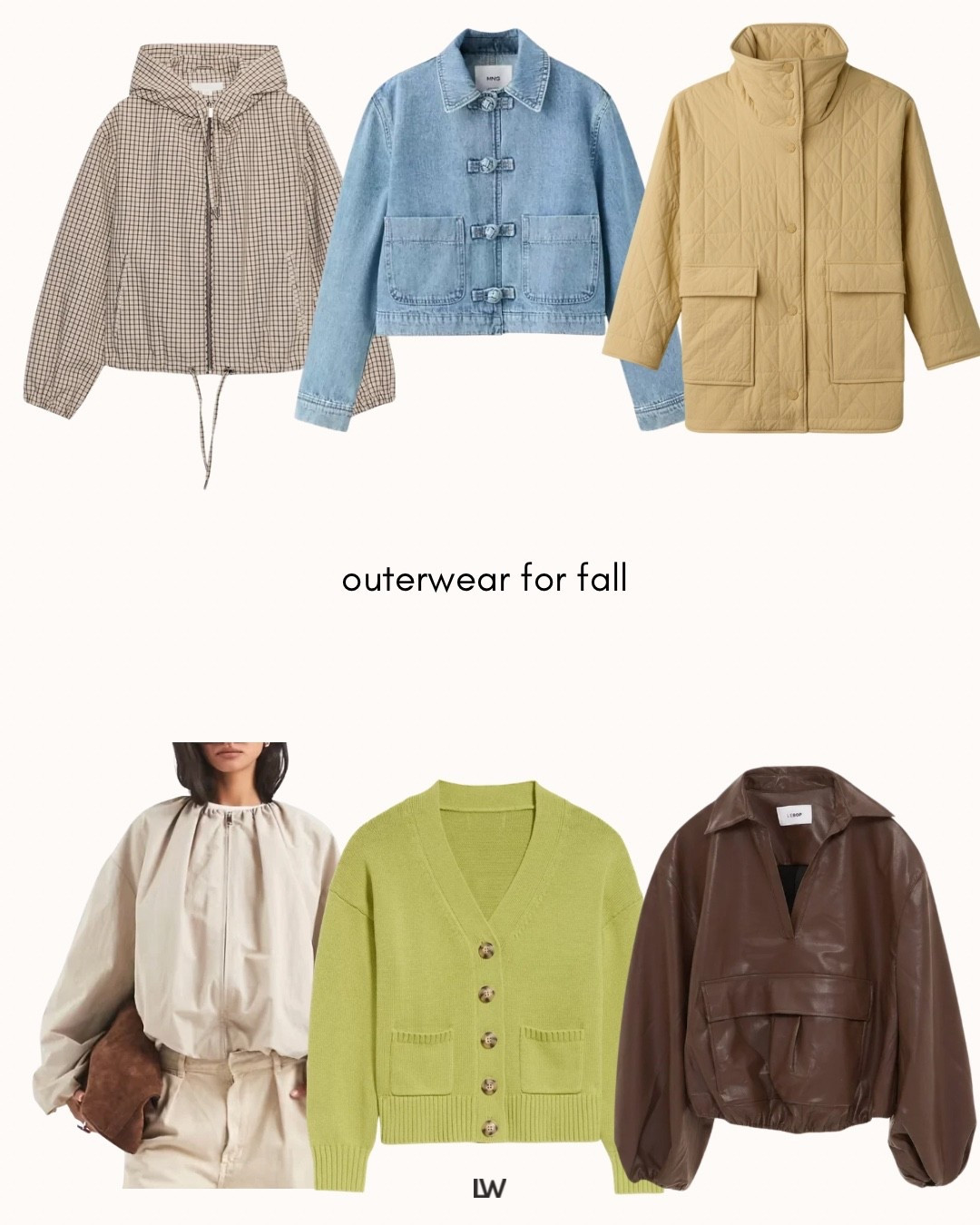 Outerwear layers to prepare for the transition into fall!!
