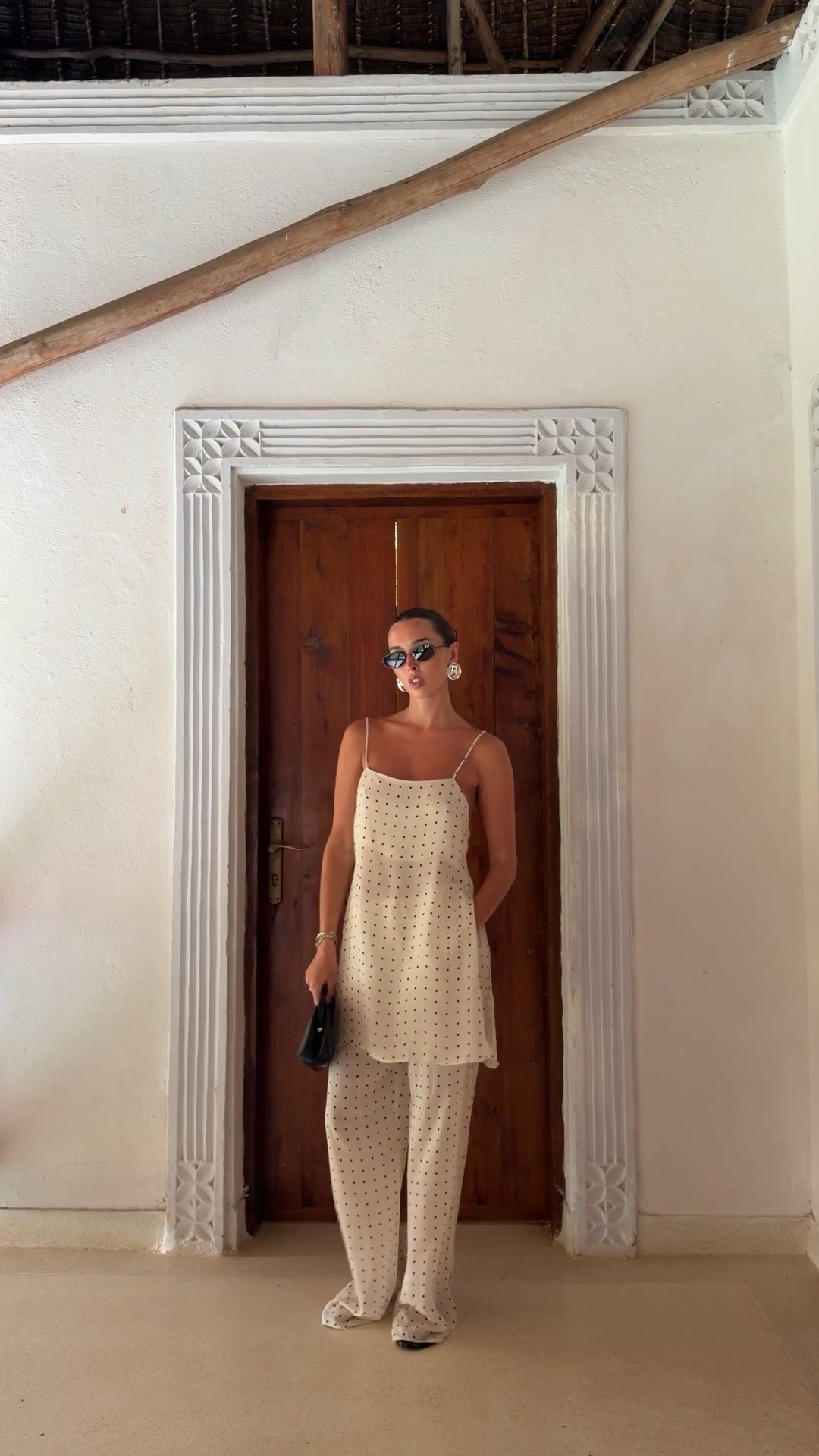 the polka dot obsession continues 🤍 the most perfect easy breezy holiday co ord.

#LTKstyletip #LTKspring #LTKuk