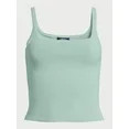 Scoop Women's Cropped Sweater Knit Tank Top, Sizes XS-XXL - Walmart.com | Walmart (US)