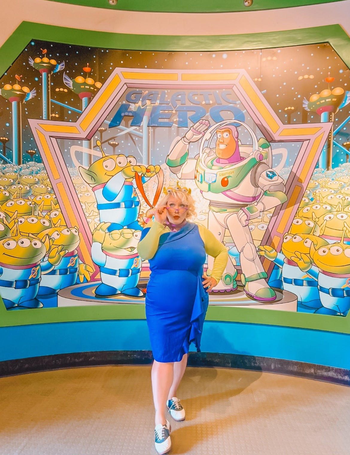 Toy Story Alien Disneybound
Blue Dress
Neon green crop top
saddle shoes
props


#LTKSeasonal #LTKPlusSize #LTKMidsize