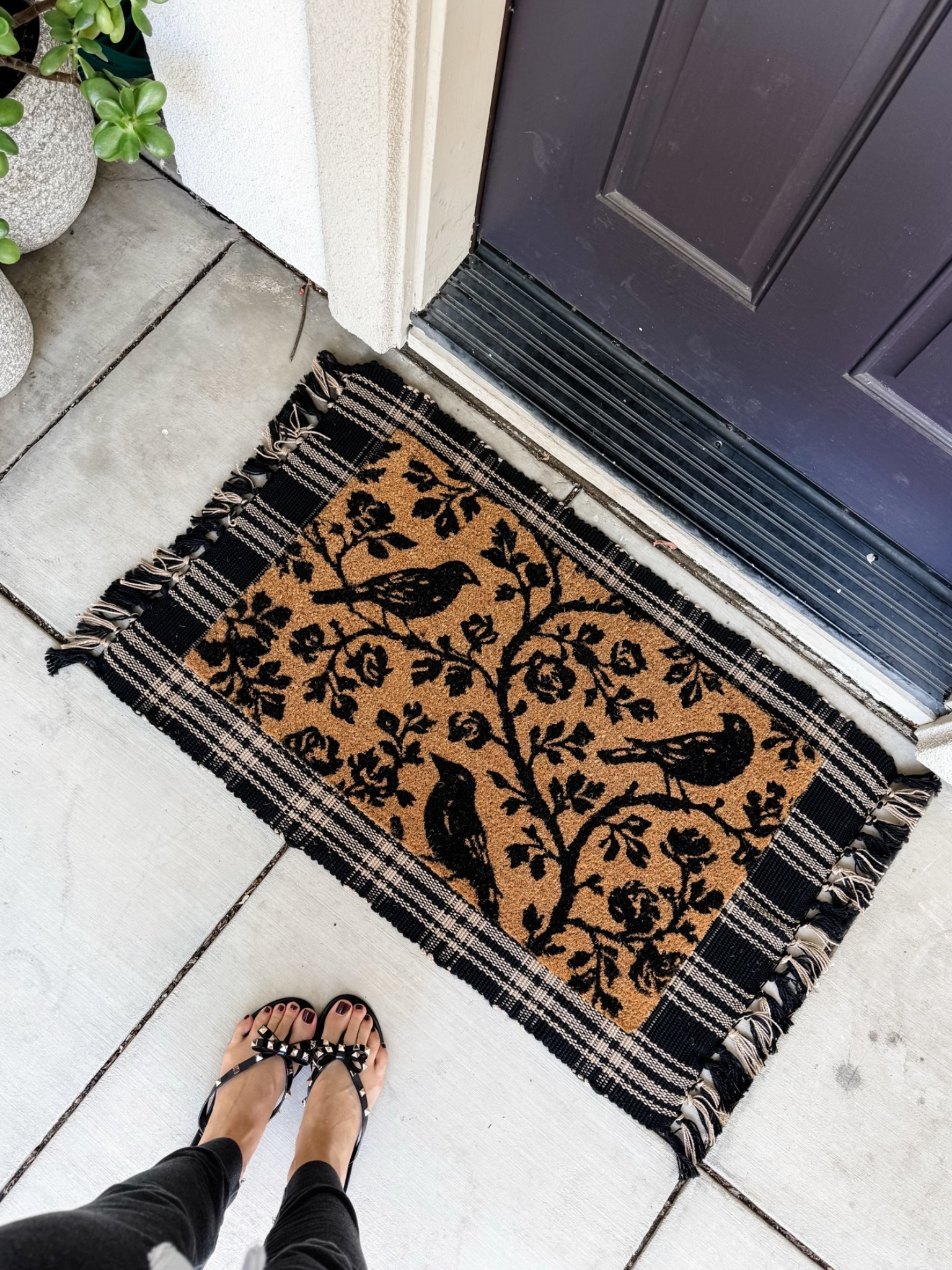 I love this fall layered doormat!

#LTKSeasonal #LTKHome