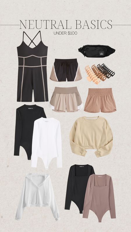 Neutral basics, closet essentials, Amazon fashion, affordable fashion from Amazon, cropped crewnecks, the best bodysuits, neutral hair accessory‘s, neutral workout clothes, every day essentials

#LTKFind #LTKfit #LTKstyletip