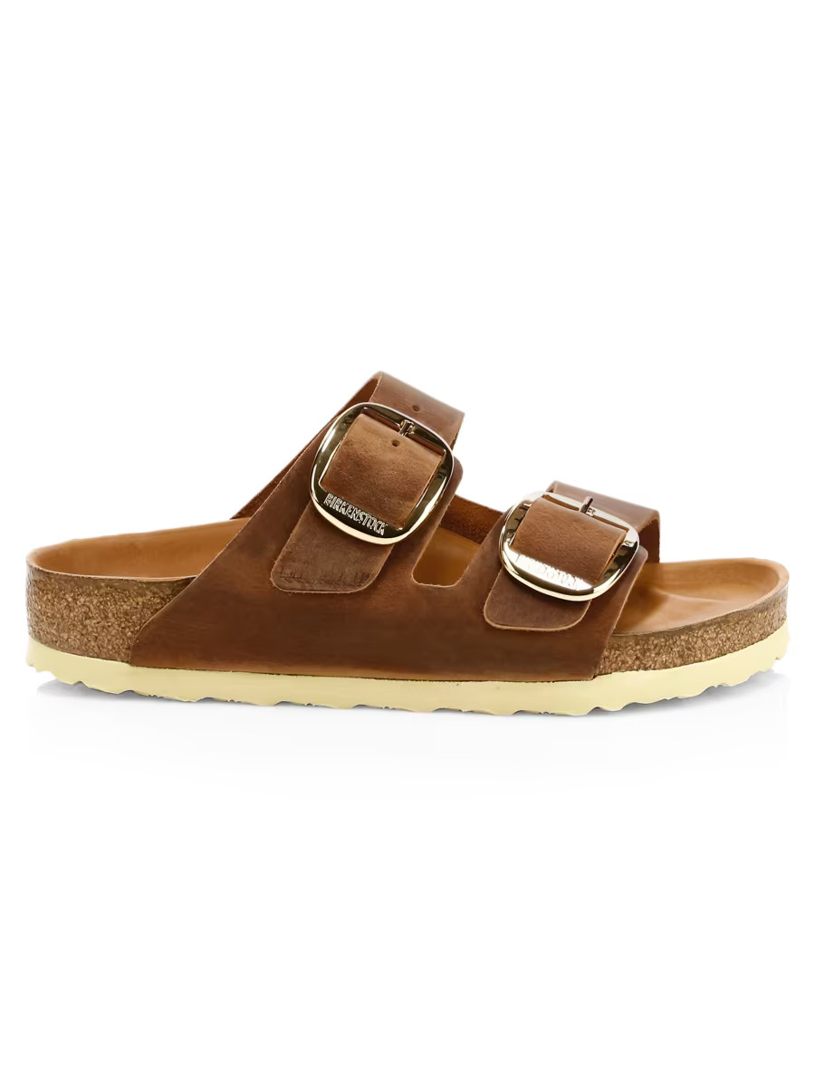 Arizona Big Buckle Leather Sandals | Saks Fifth Avenue