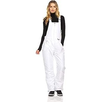 Swiss Alps Womens Water Resistant Breathable Ski Bib Pants with Pocket | Amazon (US)