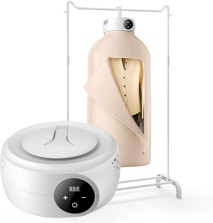 VEVOR Portable Clothes Dryer, Clothes Dryer with Dryer Bag, PTC Heating & LED Display, Foldable M... | Amazon (US)