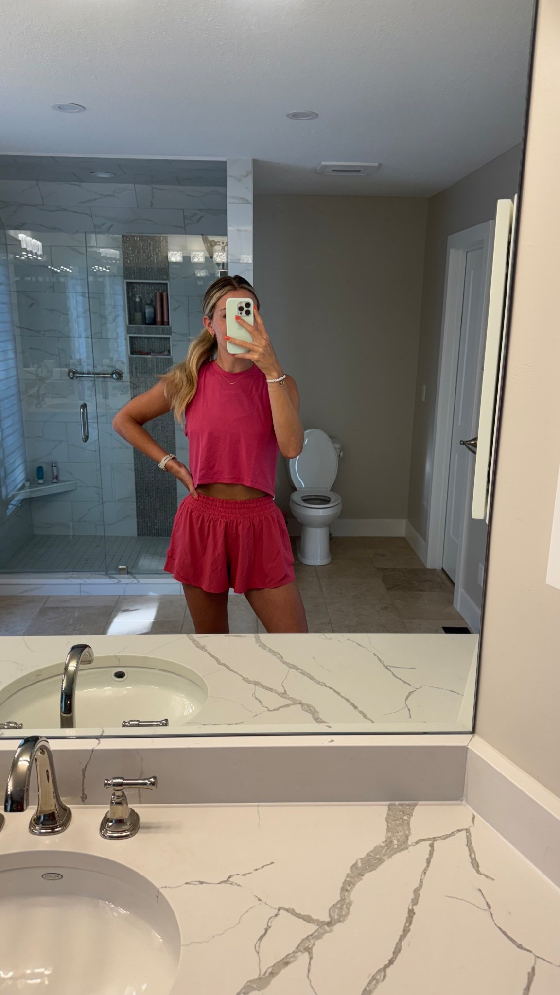 Obsessed with these shorts continues and this color is everything 

#LTKActive #LTKSeasonal #LTKOver40