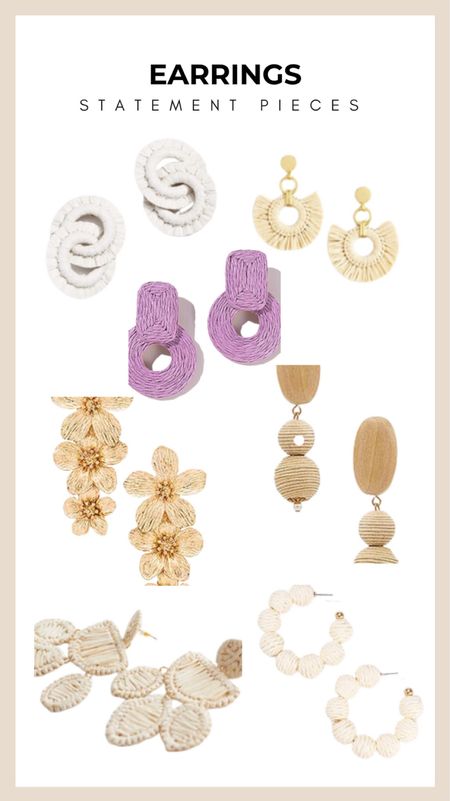Dress up any outfit with these must-have statement earrings! From playful tassels to elegant florals, each pair adds a perfect pop of style. Which one would you choose for a day out or a special event? #StatementEarrings #AccessoryLove #FashionFinds

#LTKstyletip #LTKSeasonal #LTKbeauty