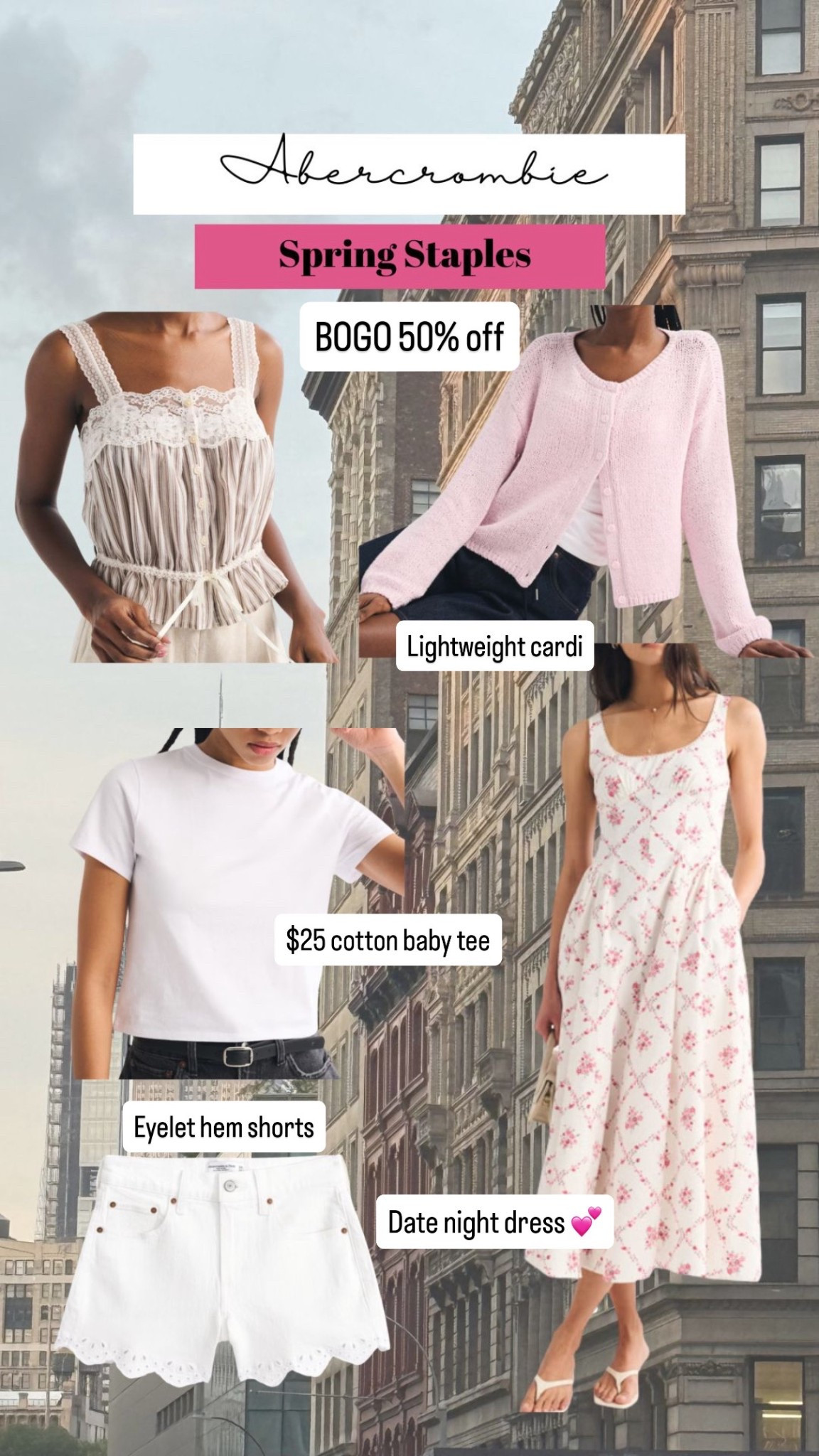 Abercrombie BOGO sale + stackable 15% off w/ SUITEAF

#LTKPetite #LTKSaleAlert #LTKSeasonal