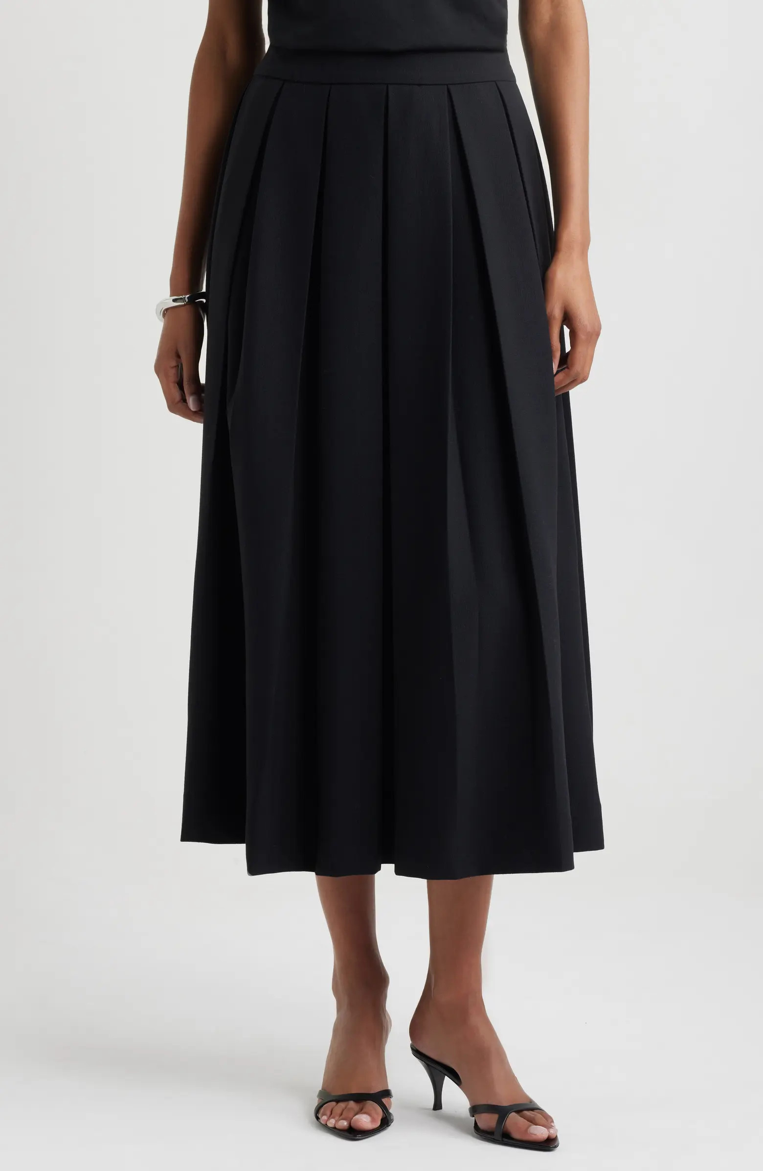 Pleated Midi Skirt | Nordstrom