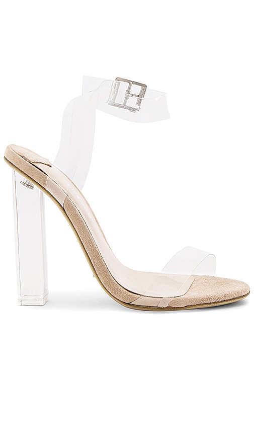 Kiki Heel in Clear Vynalite & Blush | Revolve Clothing (Global)