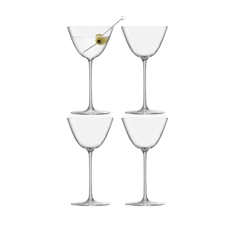 Borough Martini Glass, Set of 4 | Hammett