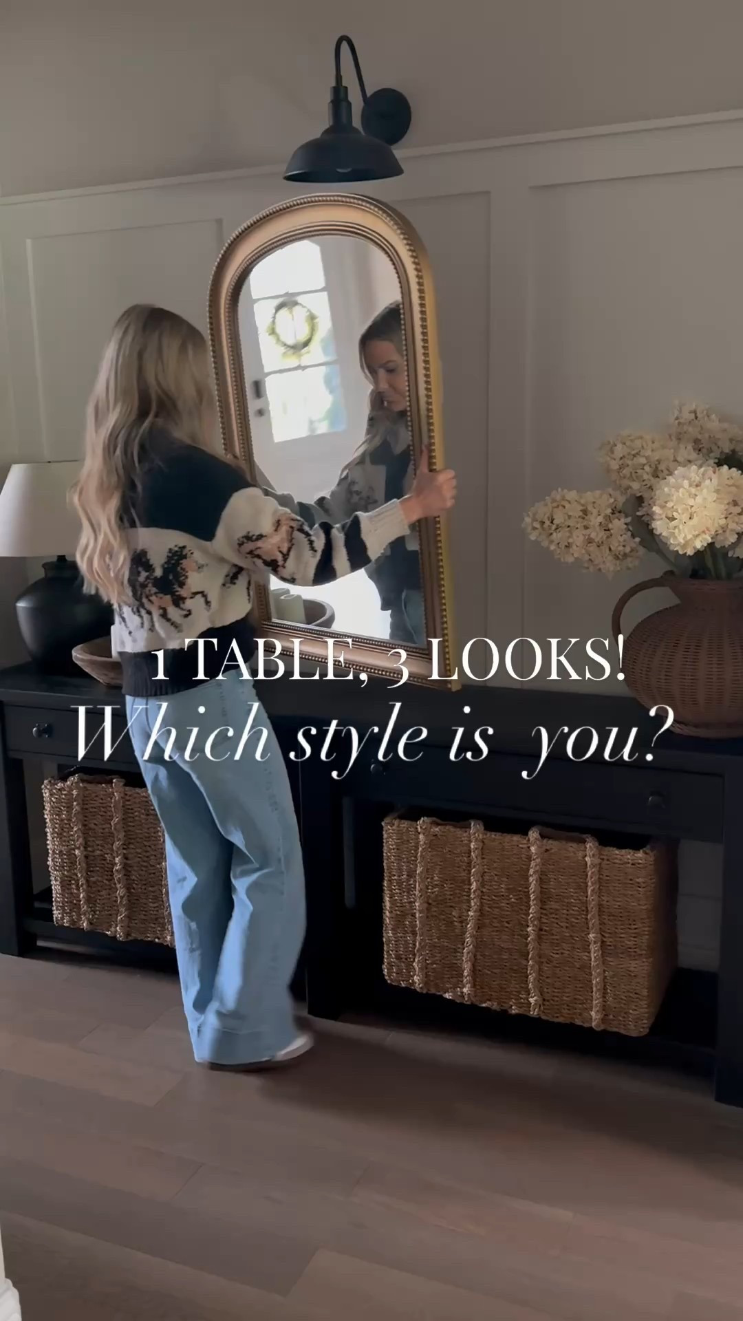 Styling some of my new wall art! The wood mirror and the gold mirror will launch in a few months for my collection. 

#LTKSeasonal #LTKHome #LTKStyleTip