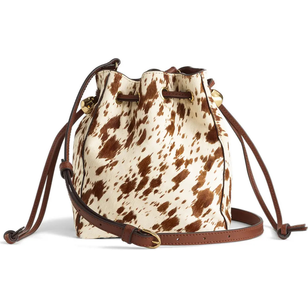Madewell | Madewell The Mini Genuine Calf Hair Crossbody Bucket Bag in Soft Mahogany Multi at Nordstrom Rack — shop this pick from Emily's edit