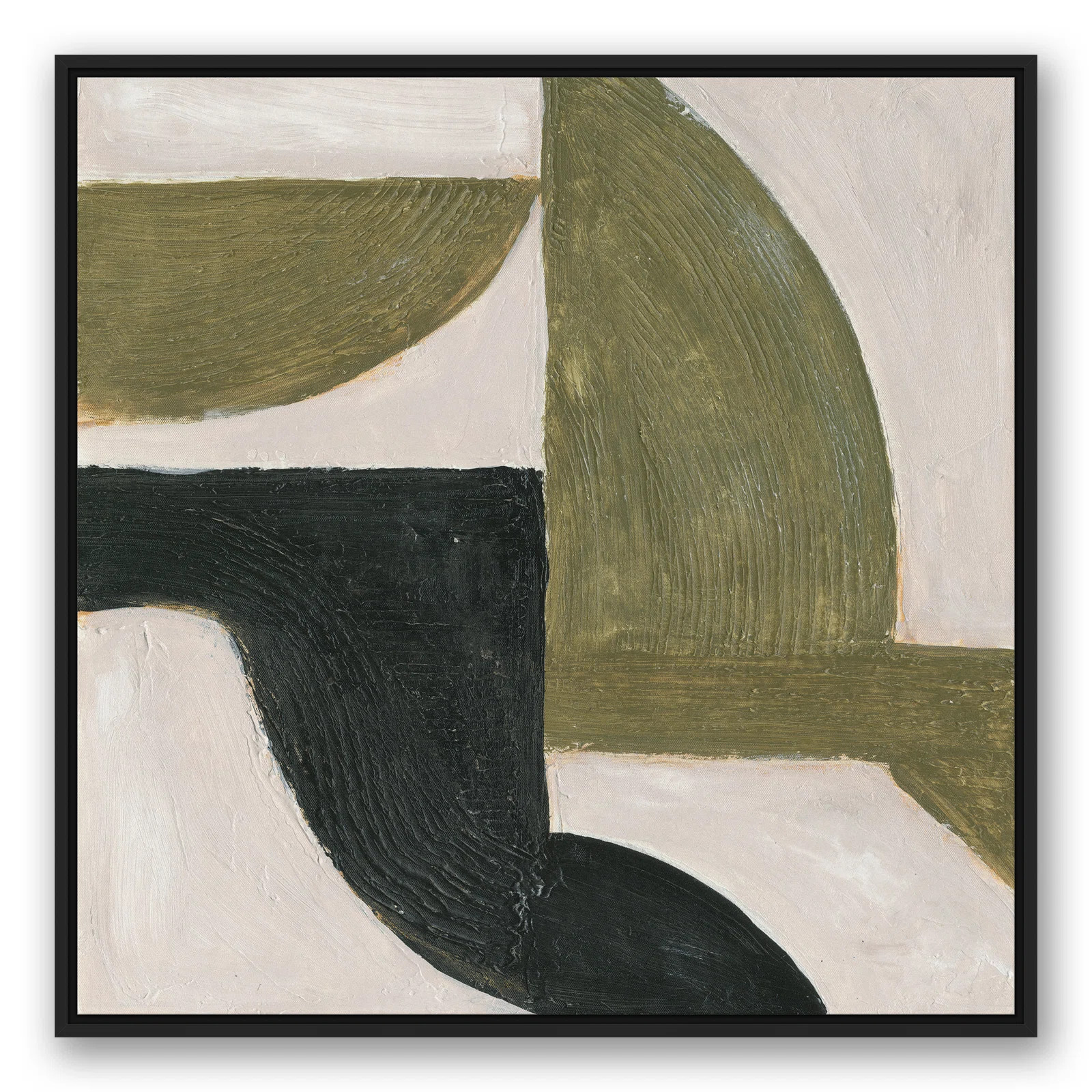 " Abstract Moody Shapes " Painting Print | Wayfair North America